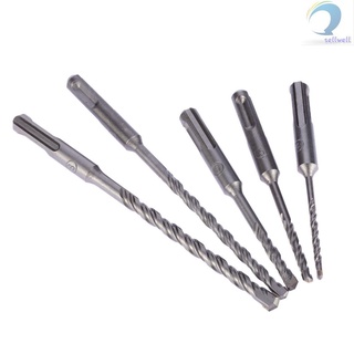 Bộ 5 Mũi Khoan 2 Pits 2 Ngăn Sds Plus 4mm 5mm 6mm 8mm
