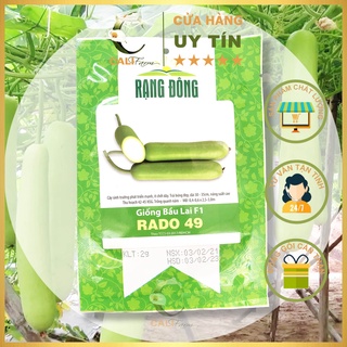 Hạt giống bầu lai f1 trái dài rado 49 gói 2gr dễ trồng, năng suất cao