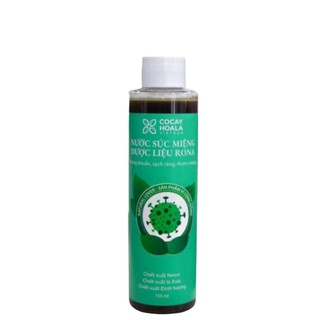 Nước súc miệng dược liệu cocayhoala kháng khuẩn sạch răng trị hôi miệng chai 150 ml