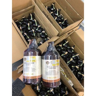 Cặp dầu gội + xả Collagen Mefaso