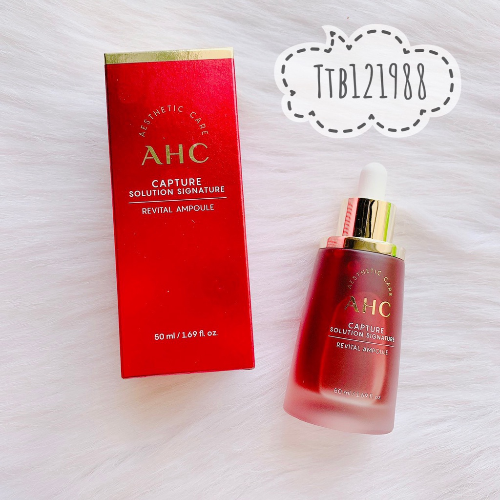 Serum Dưỡng Ẩm - Ttắng Da AHC Capture White Solution Max Ampoule