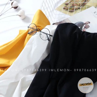 ÁO THUN TRƠN TAY LỠ OVERSIZE - UNISEX