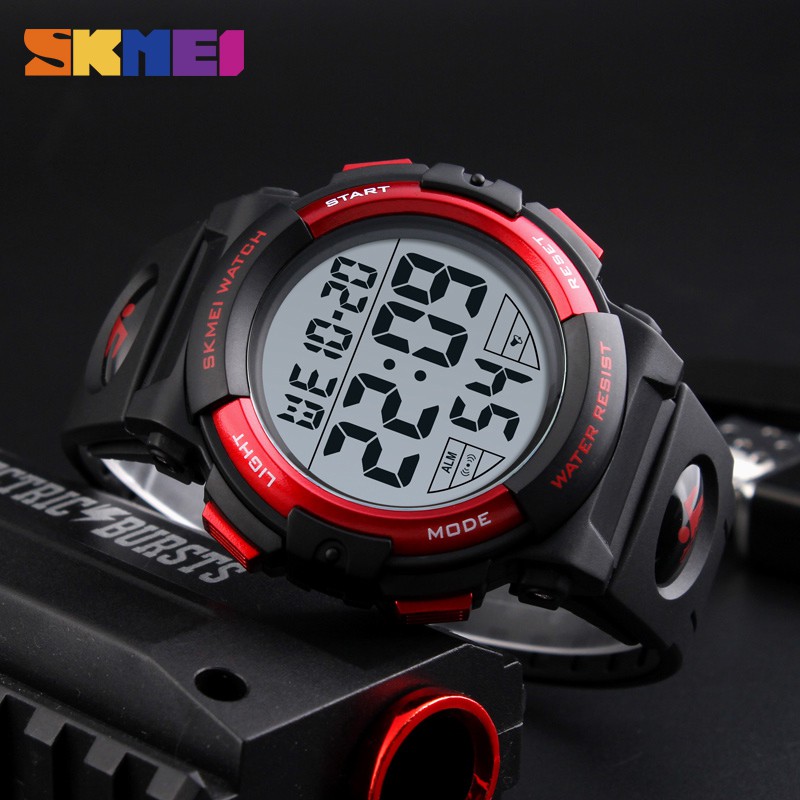 Đồng hồ SKMEI 1258 phiên bản thể thao chống nước tốt kiểu dáng hiện đại thời trang dành cho nam