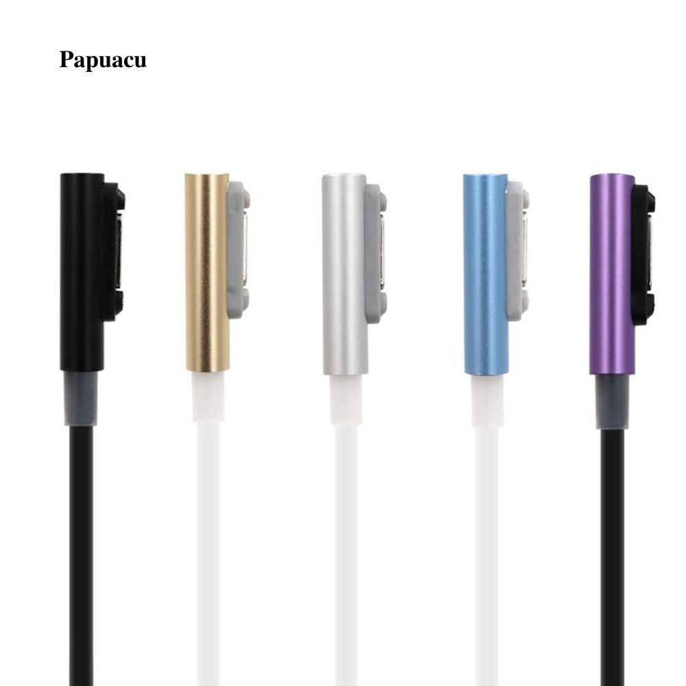 Cáp sạc USB từ tính 100cm chất lượng cao cho Sony Xperia Z3 L55t Z2 Z1 Compact XL39h