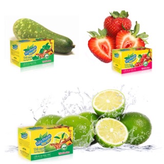 Trà hoà tan Tiến Thành (dâu, cam, chanh, bí đao) hộp 24 gói