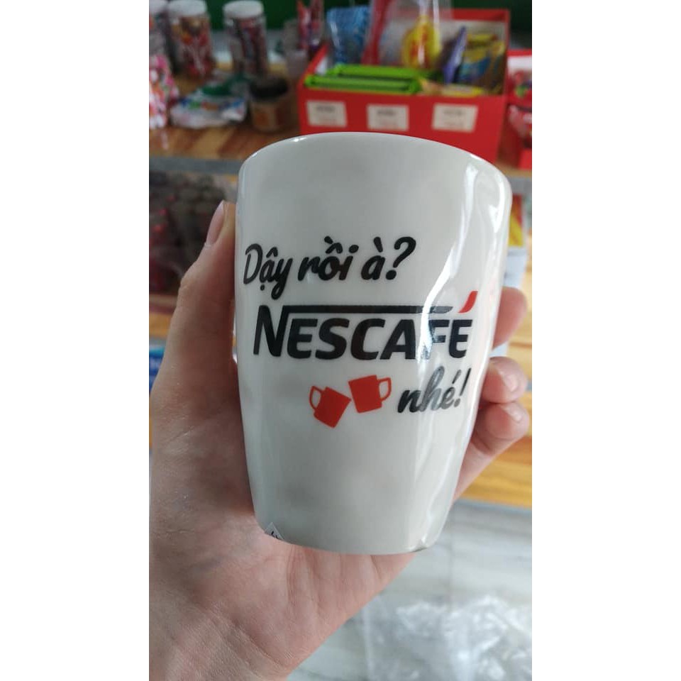 ~~ HÀNG KHUYẾN MÃI ~~ Ly sứ Nescafe 200ml
