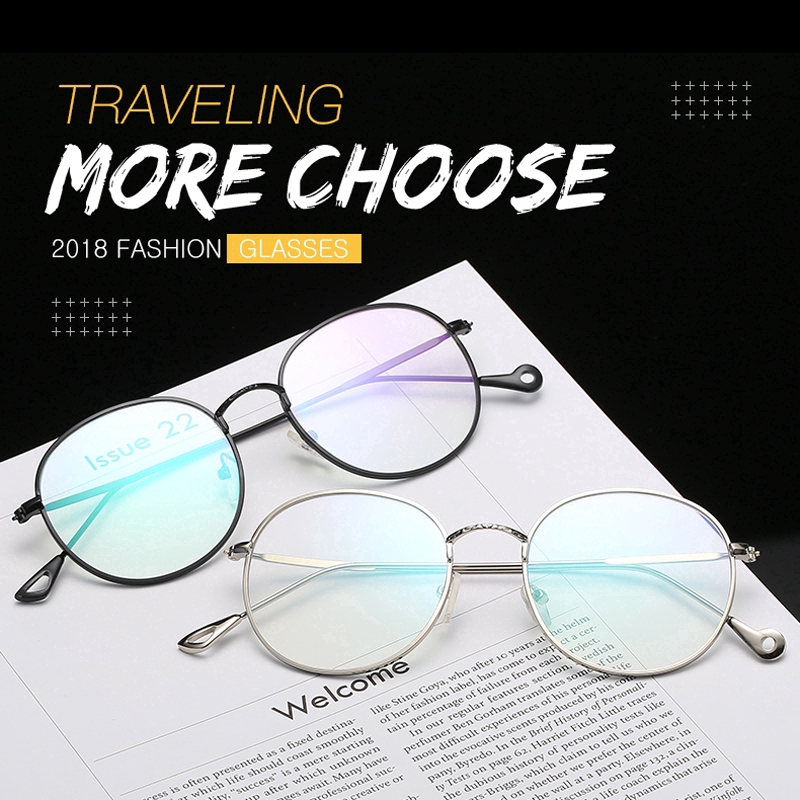 Kính mát thời trang mặt tròn cho nam và nữ