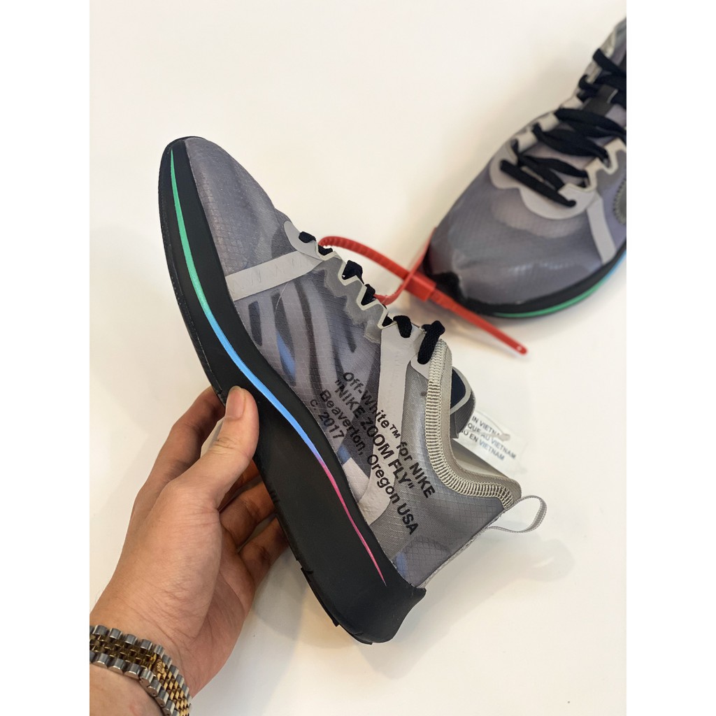 GIÀY NAM NỮ ZOOM FLY SB OFF WHITE BỀN ÊM THOÁNG NHẸ GYM THỂ THAO