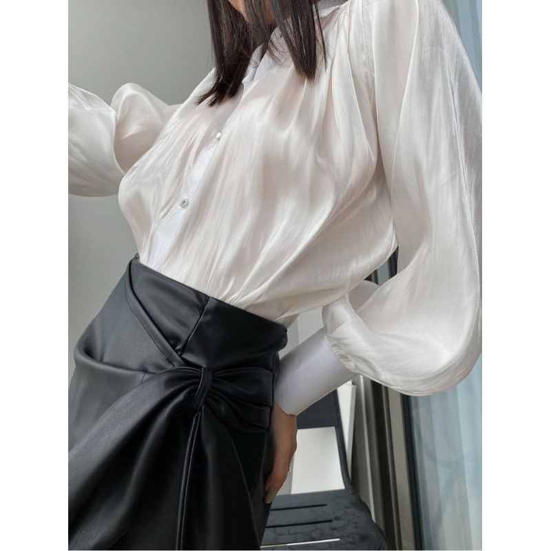 Sơ Mi vải tơ sống Organza