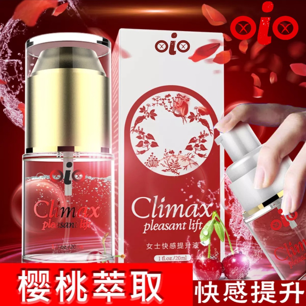 Gel bôi trơn Climax Pleasant Lift gốc nước, tăng hứng thú cho nữ mùi cherry 20ml
