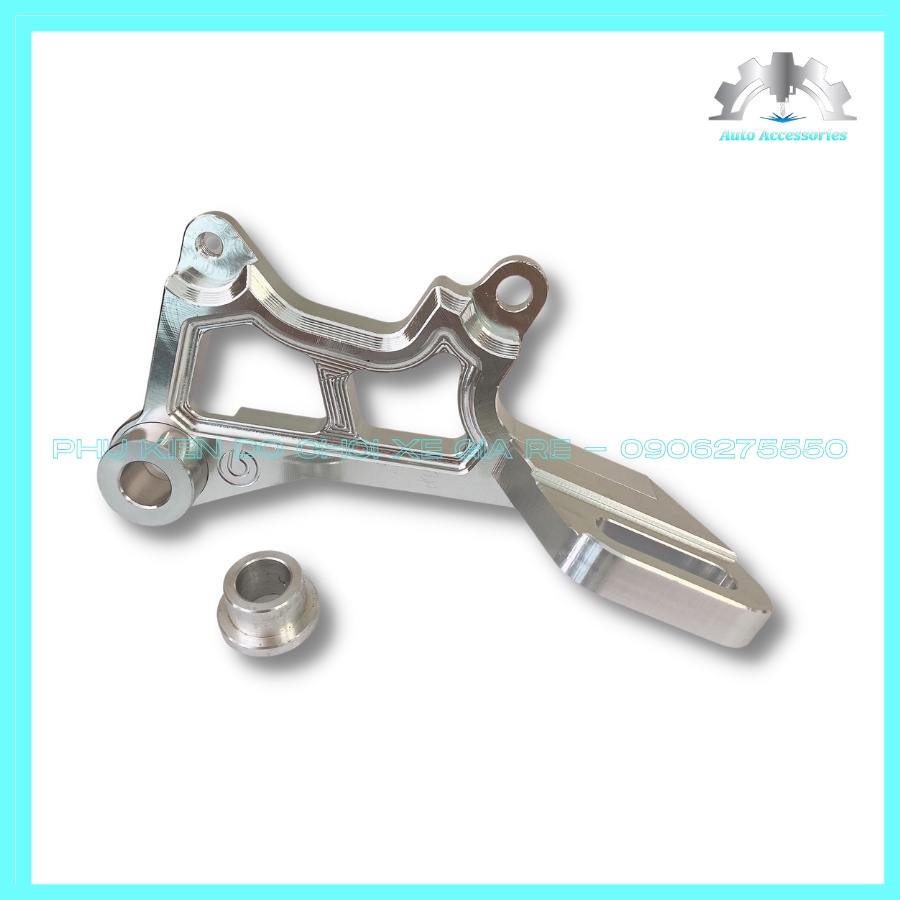 Pát CNC - Pát Sau Heo quay lên Exciter Ex150 Ex155 gắn Heo Dầu Zin theo xe đi đĩa size 220mm - CNC sắc xảo