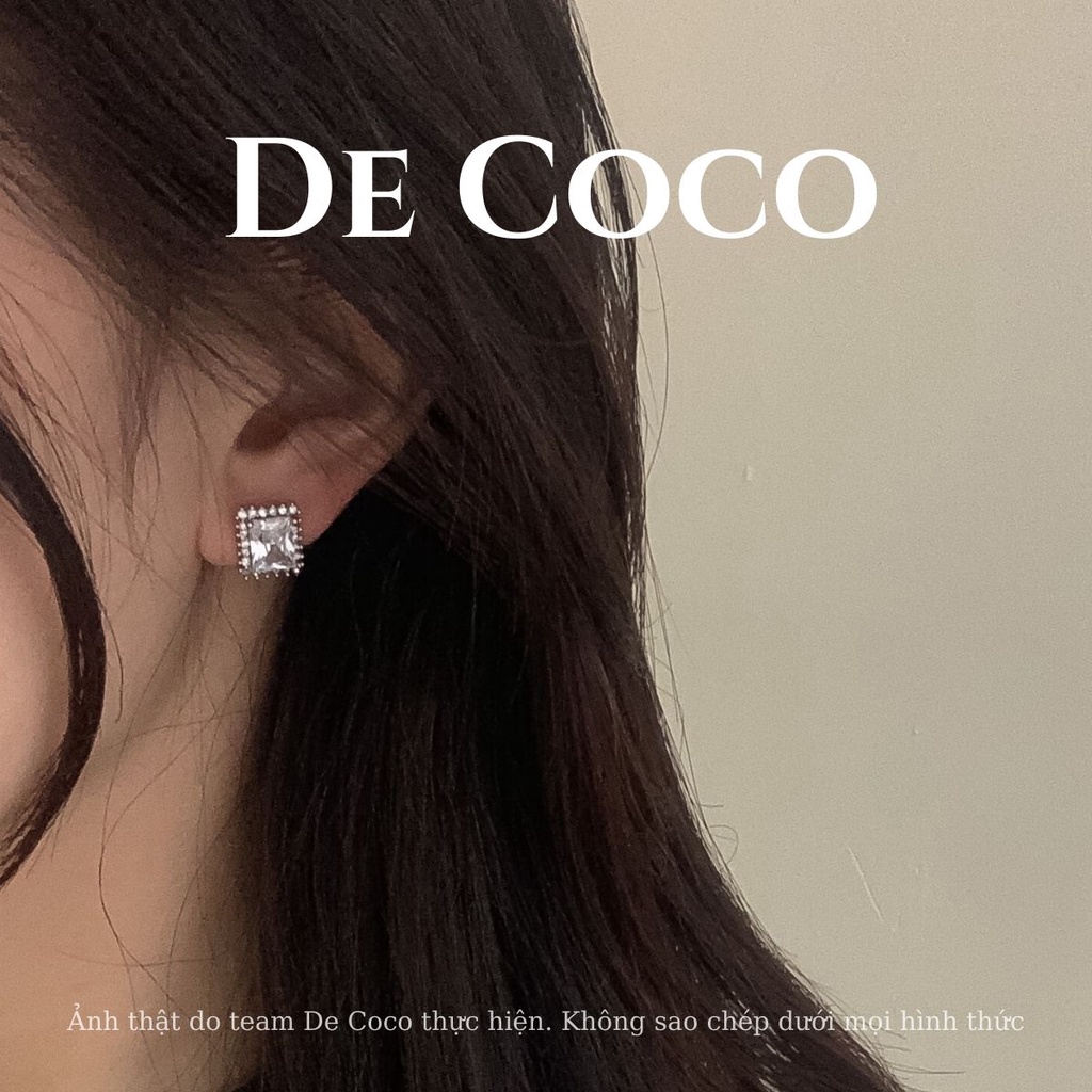 khuyên tai bông tai Emma earrings De Coco