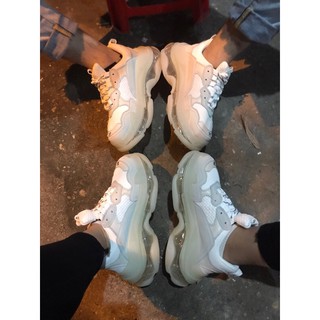 [ẢNH, VIDEO THẬT+TẶNG TẤT] Balenciagaa Triple's White đế khí