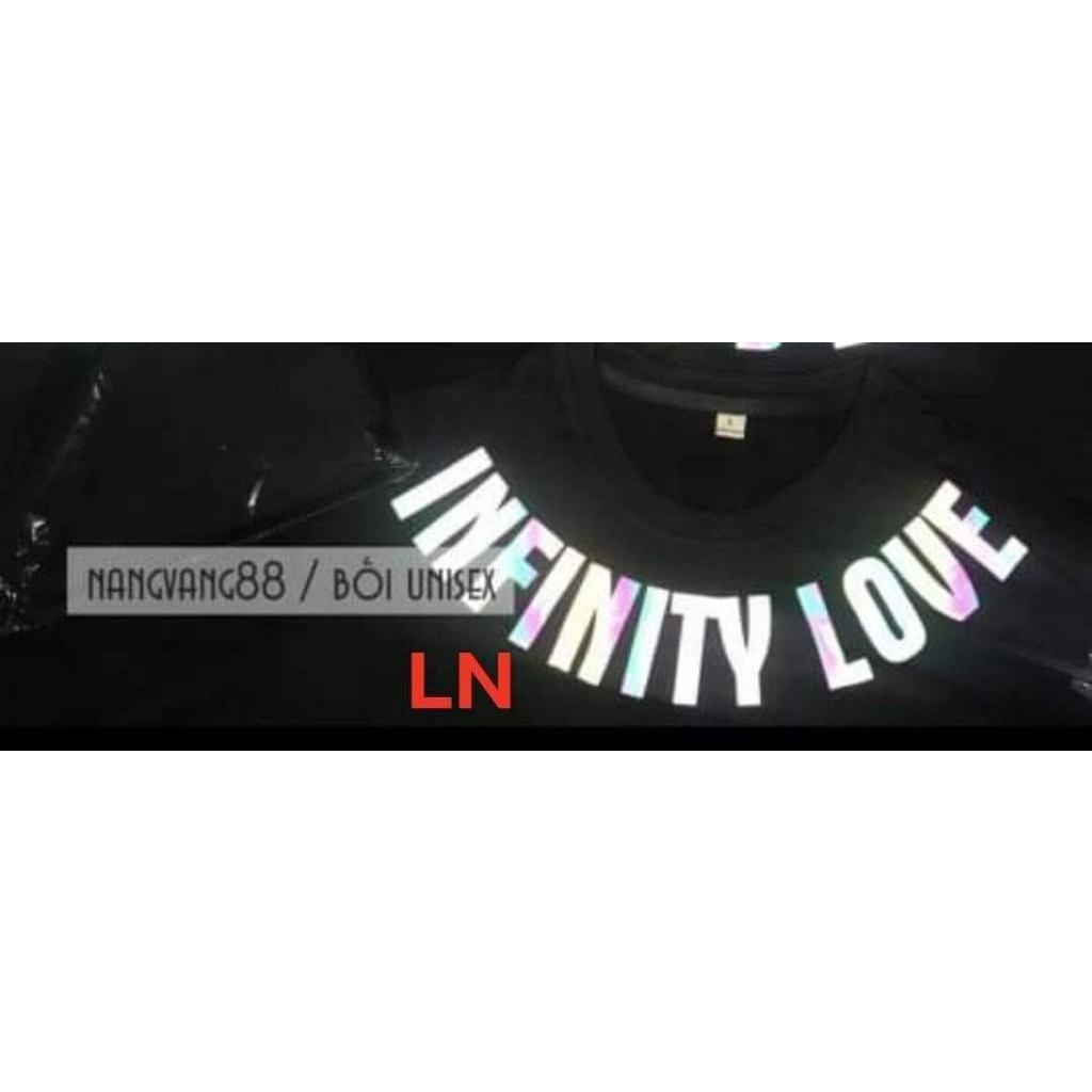 Áo phản quang chữ LOVE vòng cổ ngắn tay LN12
