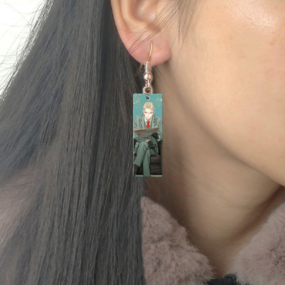 BACK2LIFE Khuyên Tai Thả Hình Gấu Bond Dễ Thương Thanh Lịch Phong Cách Hàn Quốc Cho Bạn Gái