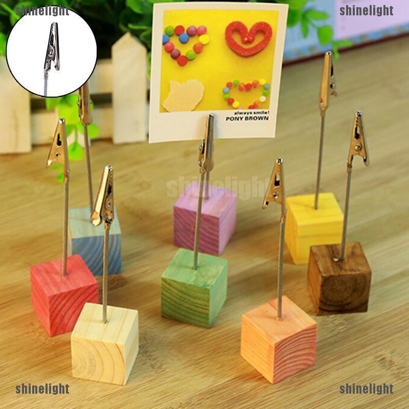 Kẹp Giấy Note Bằng Gỗ Tiện Lợi