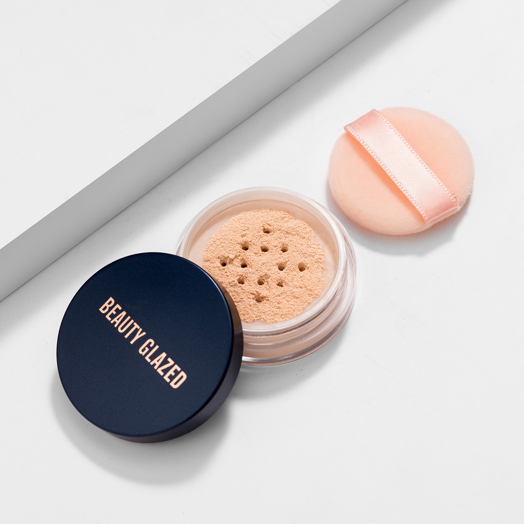 BEAUTY GLAZED 2 màu phấn phủ kiểm soát dầu / phấn phủ trang điểm | BigBuy360 - bigbuy360.vn