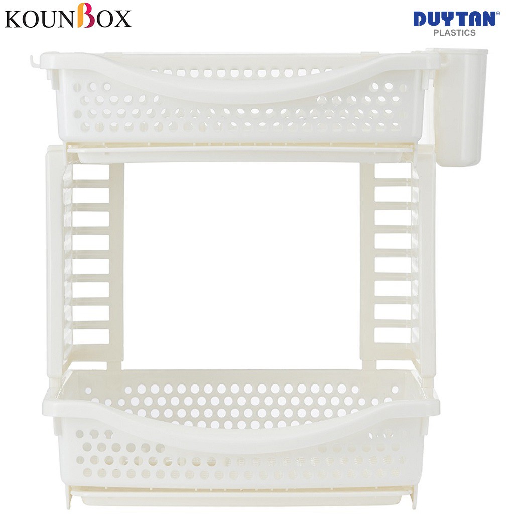 Kệ Chén 2 Tầng Duy Tân  Có Khay Đựng Nước - Mẫu Mới - Màu Sắc Sang Trọng