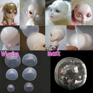 Aod DOD Silicone Phụ Kiện 1 / 4 1 / 3 1 / 6 BJD Đầu Búp Bê Tóc Giả Mũ MSD SD Mặt
