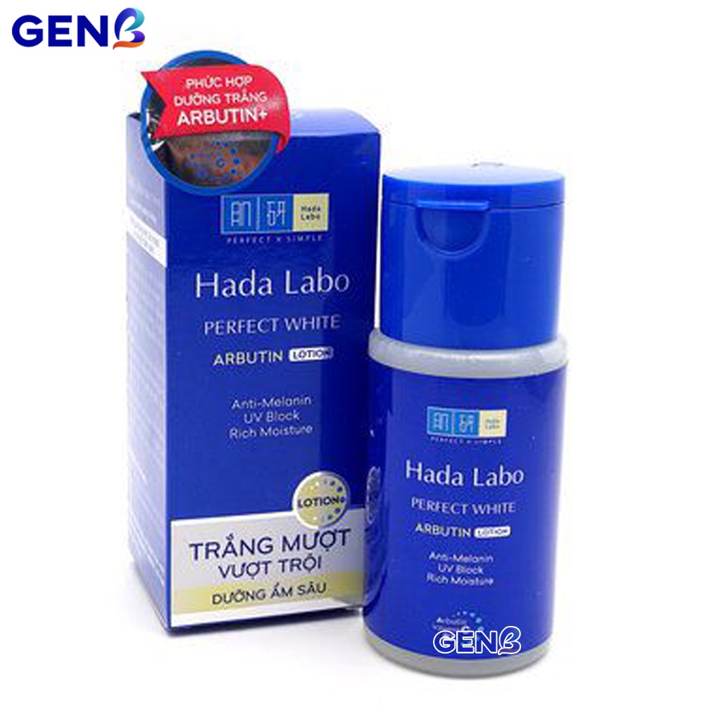 Hada Labo Lotion Dưỡng Ẩm Da Dầu, Da Thường, Dưỡng Trắng Da Mặt, Chống Lão Hoá - Dung Dịch Dưỡng Ẩm HadaLabo Genb