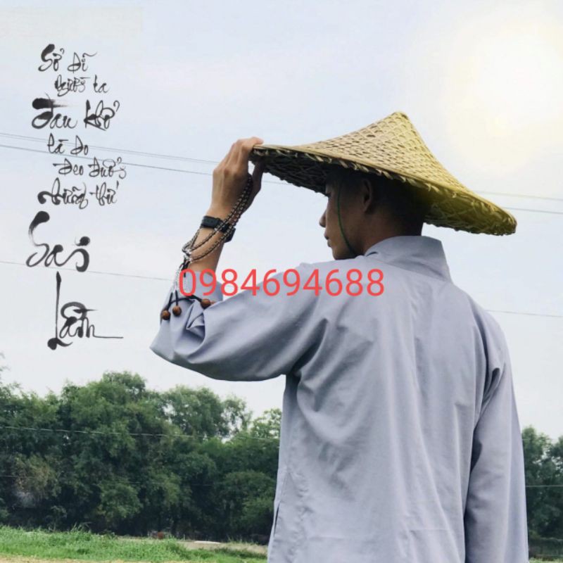 Nón lá nhà chùa - nón cổ trang
