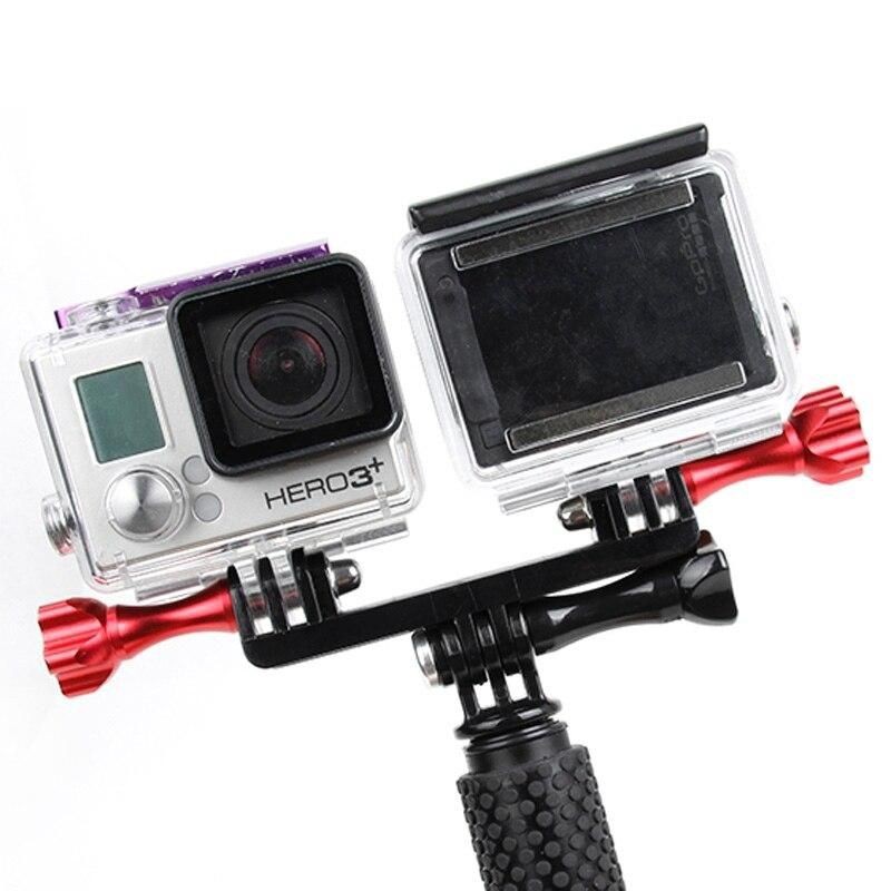 Mount gắn 2 camera chuyển đầu gắn Gopro Hero 10 9 8 7 6 5 4, Sjcam,...