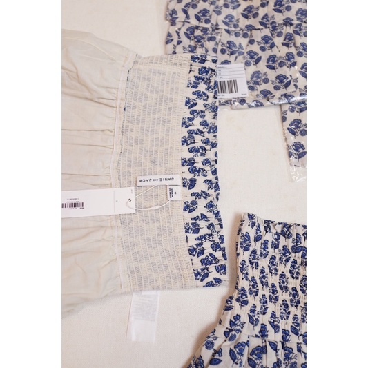 Chân váy bé gái JANIE and JACK - FLORAL SMOCKED TIERED SKIRT