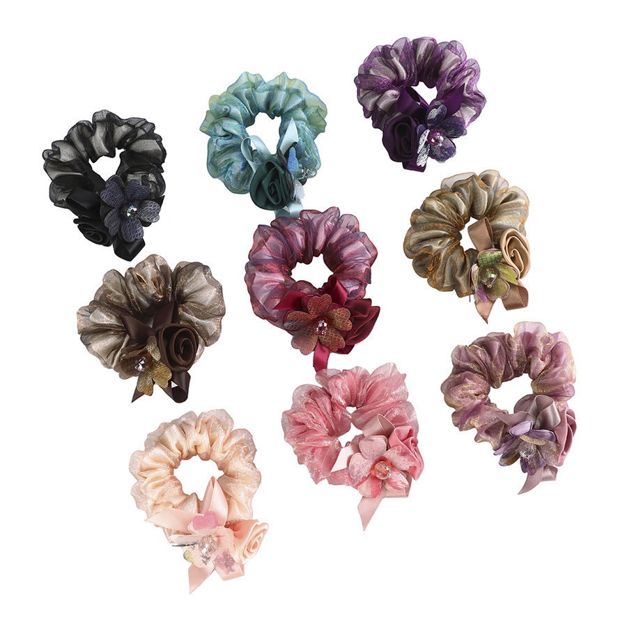 Dây buộc tóc hình hoa xinh xắn dành cho nữ