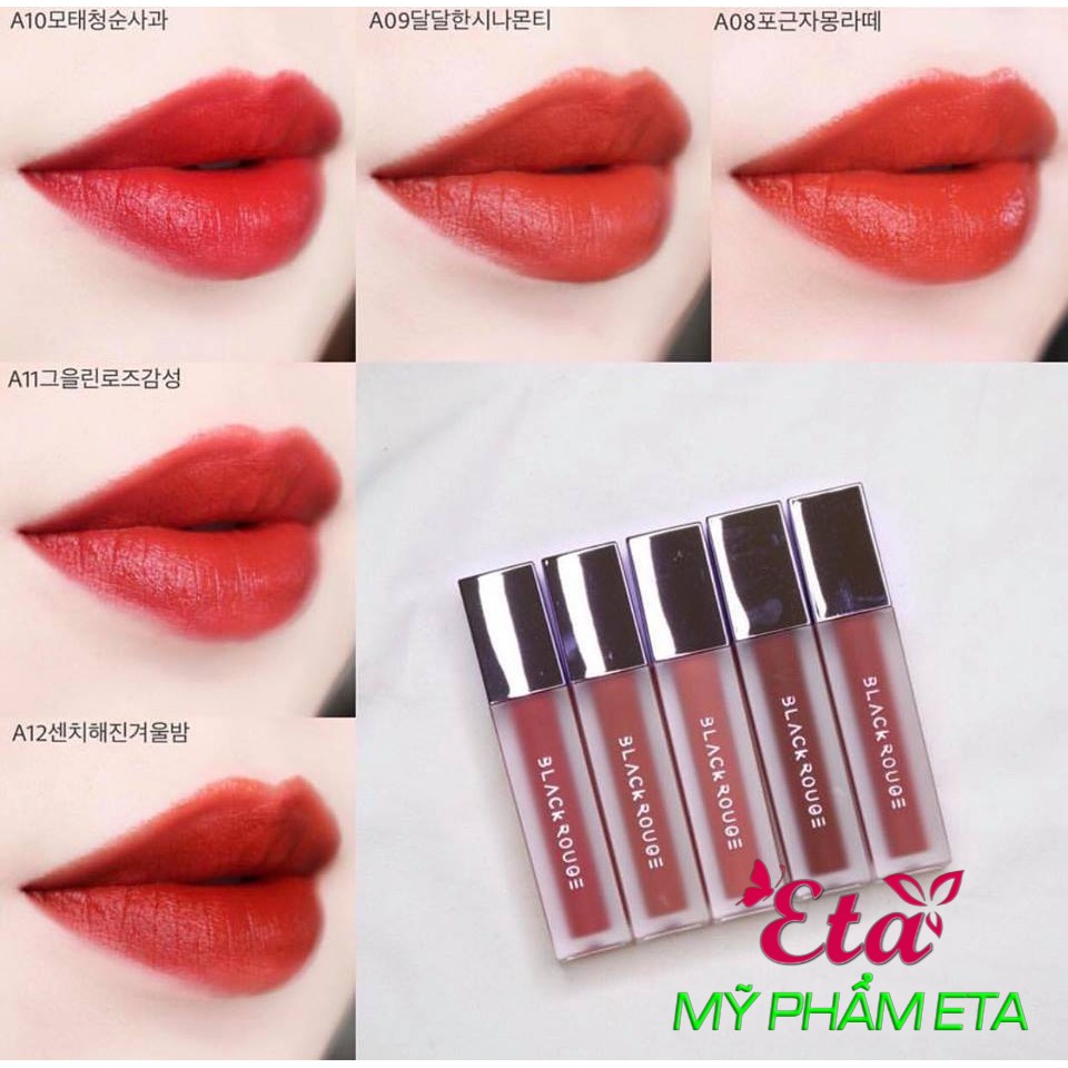 Son kem lì Black ROUGE Air Fit Velvet Tint siêu mịn siêu lì ver1-3 A01-A17 | BigBuy360 - bigbuy360.vn