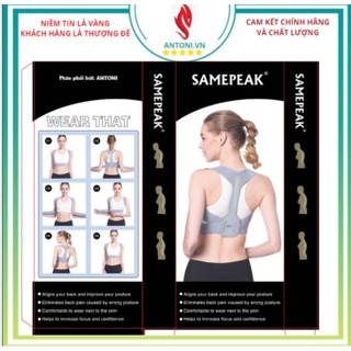 Đai Chống Gù Lưng, Cong vẹo cột sống SamePeak Có Nẹp trợ lực cải thiện cột sống dành cho nam, nữ, người lớn đủ size