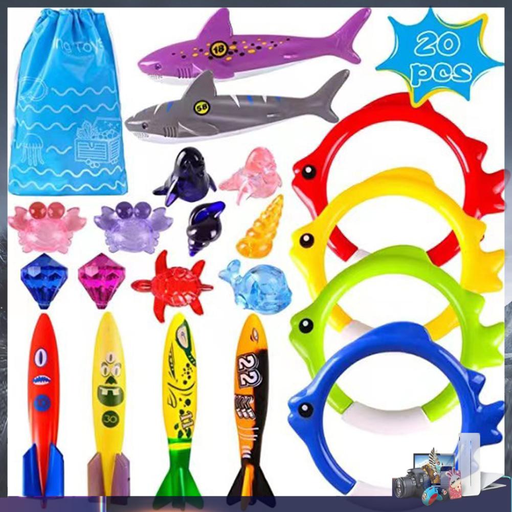 Bộ 20 Đồ Chơi Dùng Để Tập Bơi Dưới Nước Cho Bé