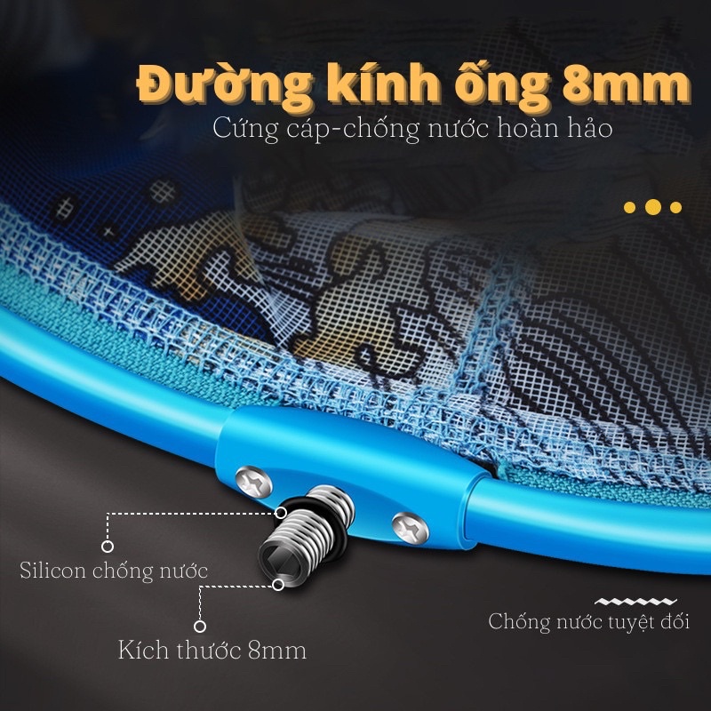 Vành vợt Cacbon BenNuo cao cấp màu loang đủ size