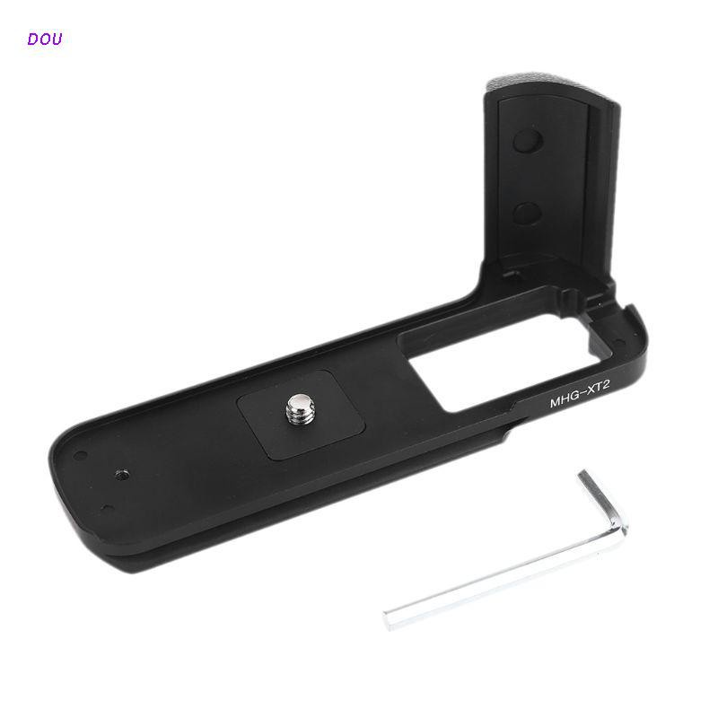 DOU Metal Vertical Quick Release L Plate/Bracket Holder hand Grip Holder Board for Fuji film XT2 Camera