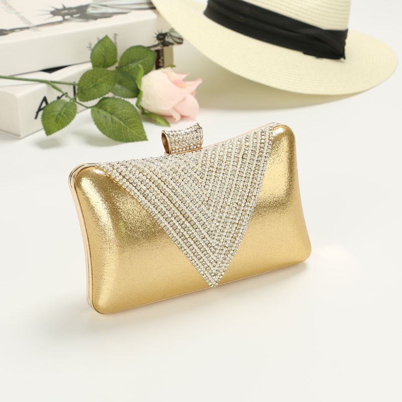 Ví đính kim cương nhân tạo thời trang dự tiệc sang trọng cho nữ