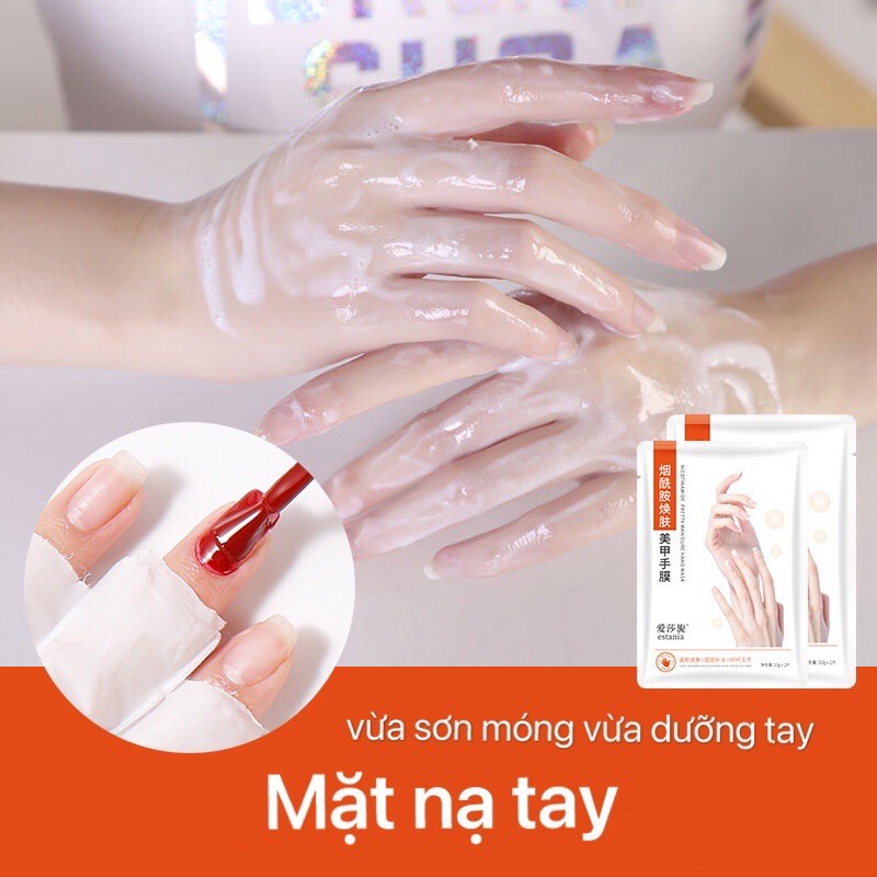 mặt nạ tay dưỡng da tay vừa sơn móng vừa dưỡng da tay