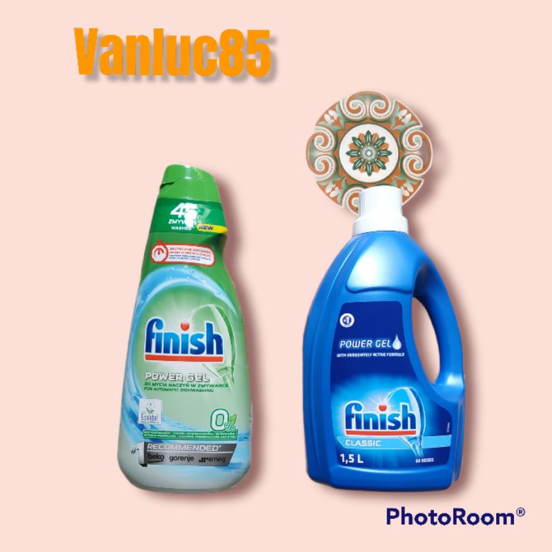Gel rửa bát Finish Eco , Allin1 hoặc Classic dùng cho máy rửa bát