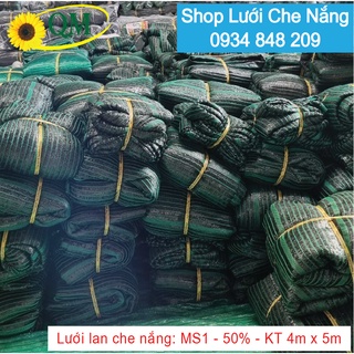 Lưới lan che nắng thái lan 4m x 5m - phủ 50%