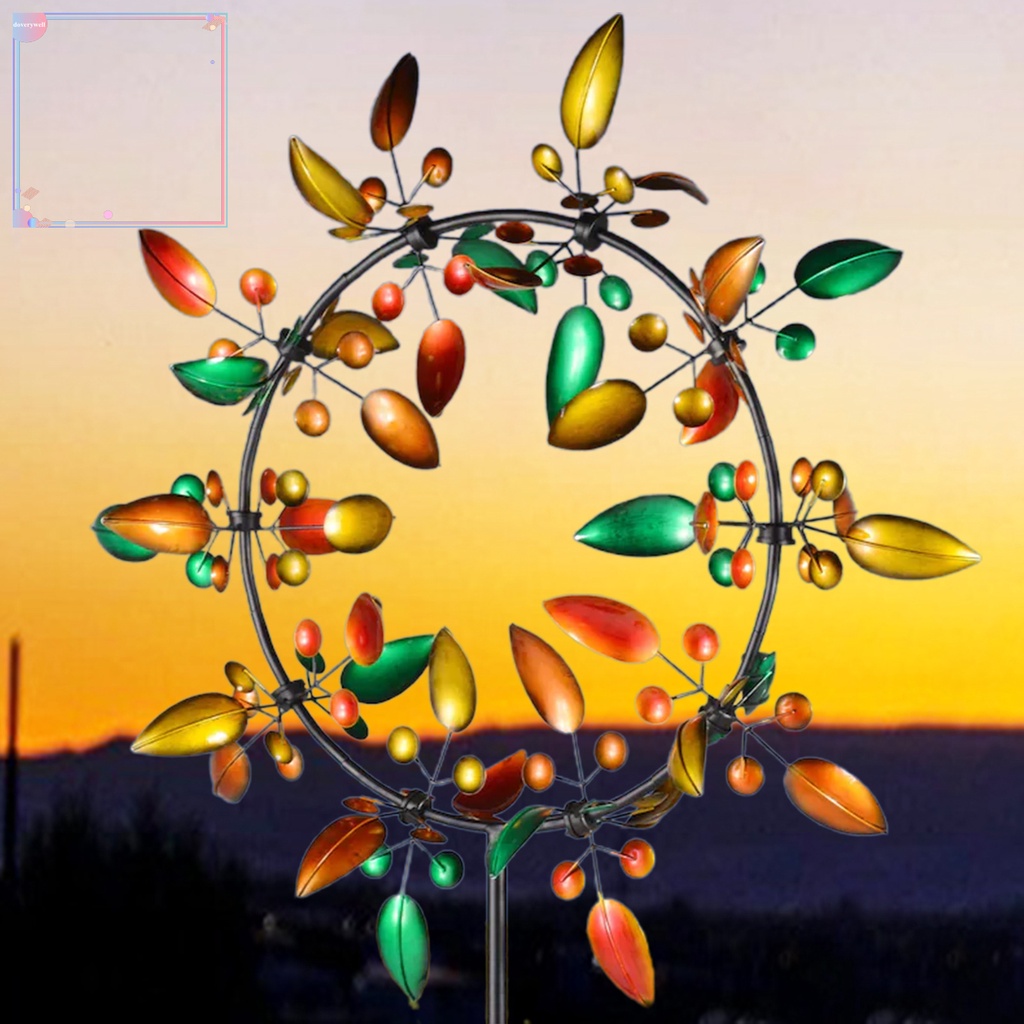 Chong Chóng Xoay Nhiều Màu Sắc Trang Trí Sân Vườn