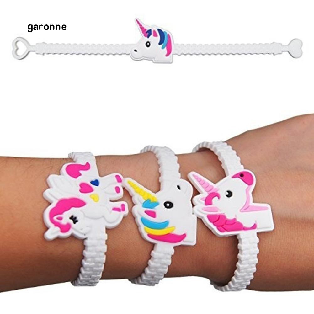 Set 5 Dây Đeo Tay Ghép Hình Ngựa Một Sừng Dễ Thương Cho Bé
