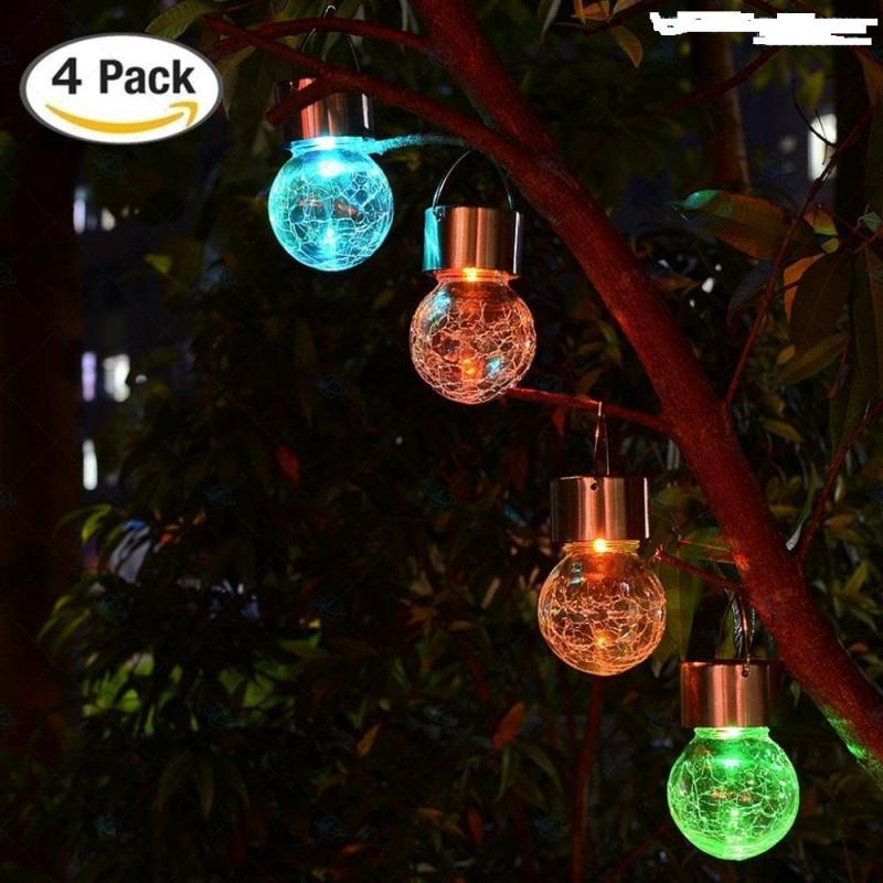 Đèn treo sân vườn năng lượng mặt trời có công tắc bật tắt