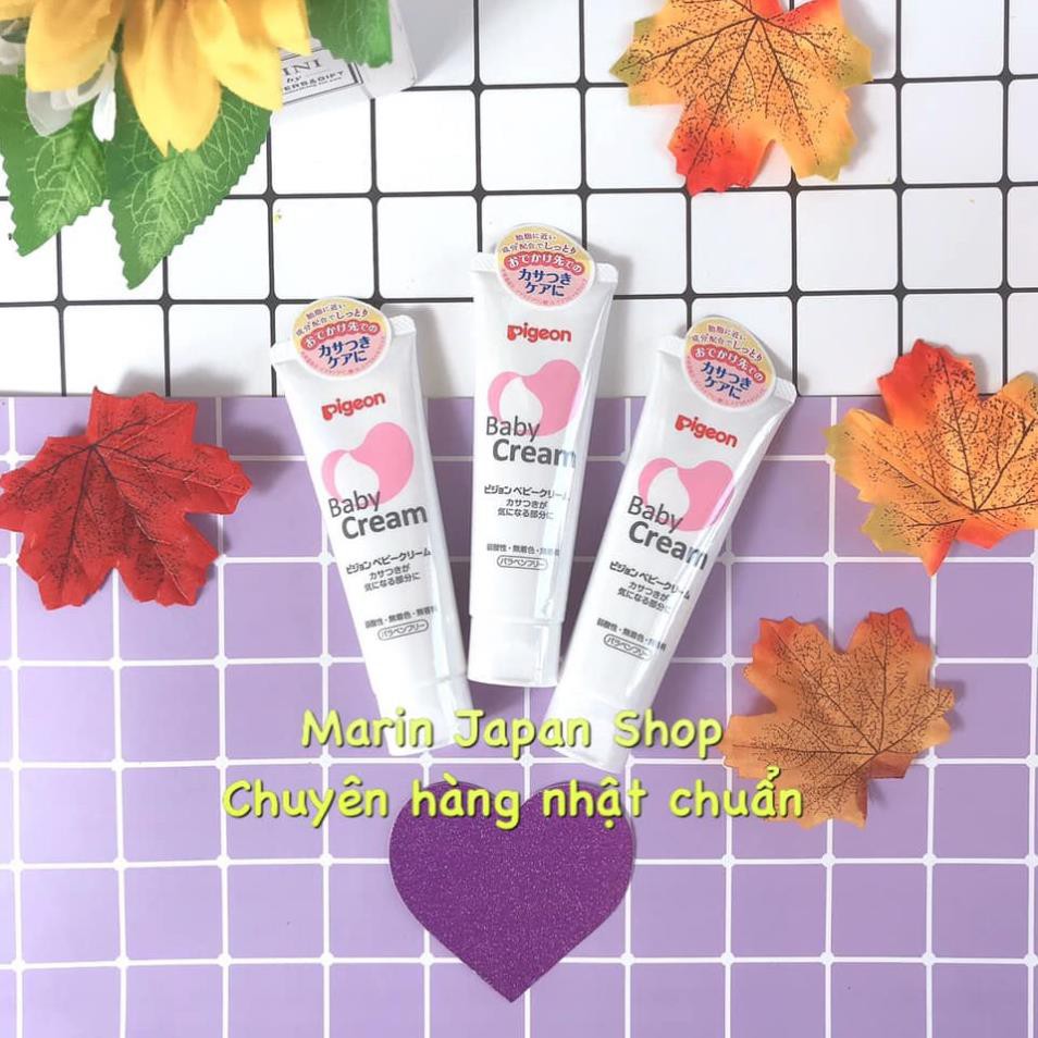 (Sale) Kem dưỡng da cho bé Pigeon Baby Cream 50gr Nhật Bản chính hãng