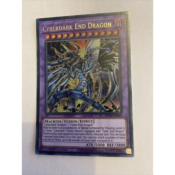 Thẻ bài: Cyberdark End Dragon - SDCS-EN044 - Ultra Rare 1st Edition