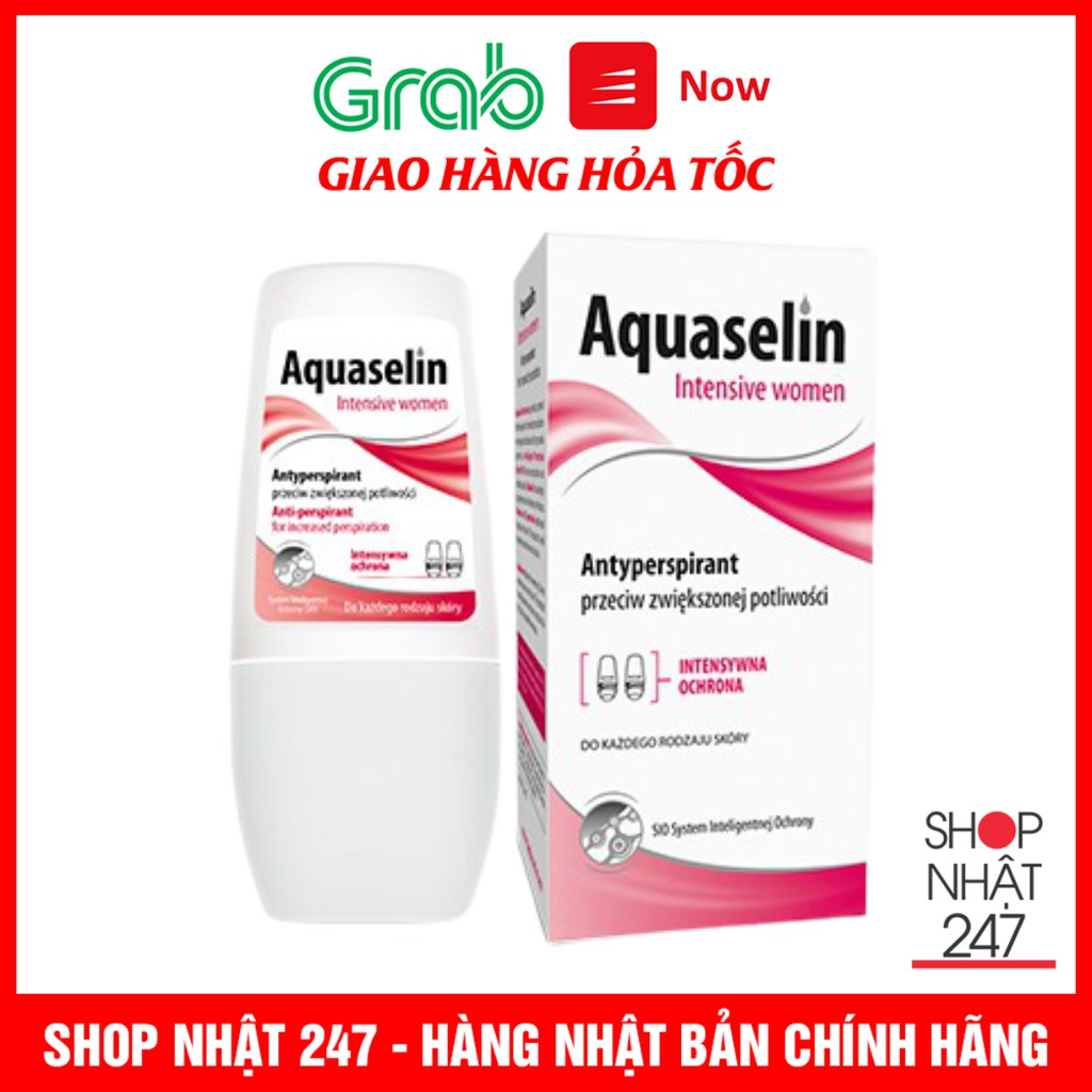 Lăn Nách Khử Mùi Cho Nữ Aquaselin Intensive Women Loại Mạnh Hàng Chính Hãng