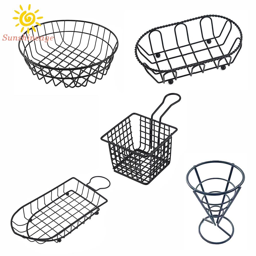SUNAGE- ~Stainless Steel Frying Net Round Basket Strainer French Fries Fried Food【SUNAGE-HOT Fashion】