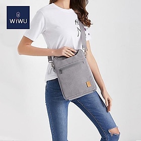 Túi Đeo Dọc Wiwu Pioneer 12.9 Dành Cho Ipad Chất Vải Chống Thấm Nước - Hãng Chính Hãng