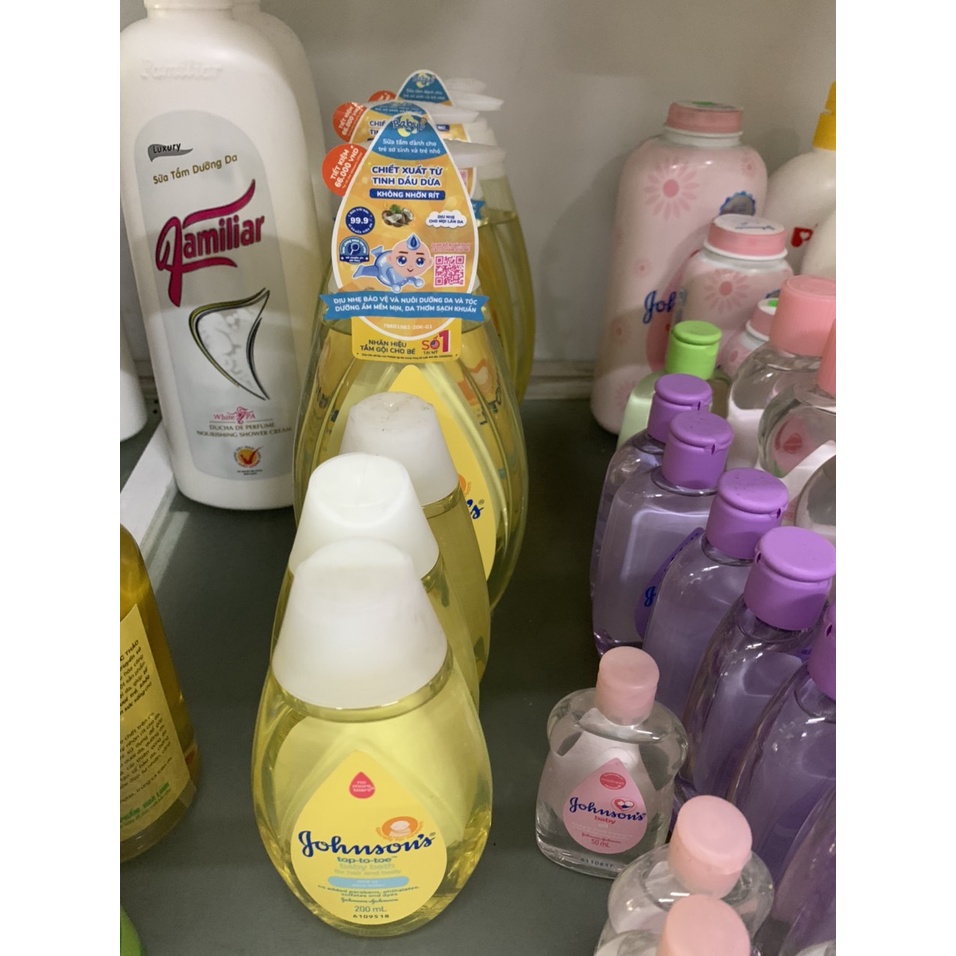 Sữa tắm gội toàn thân Jonhson Baby 200ml - 500ml
