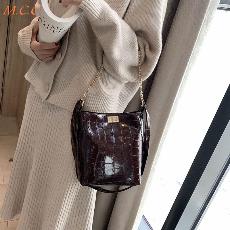 Túi xách nữ họa tiết da cá sấu phong cách Hàn Quốc thời trang