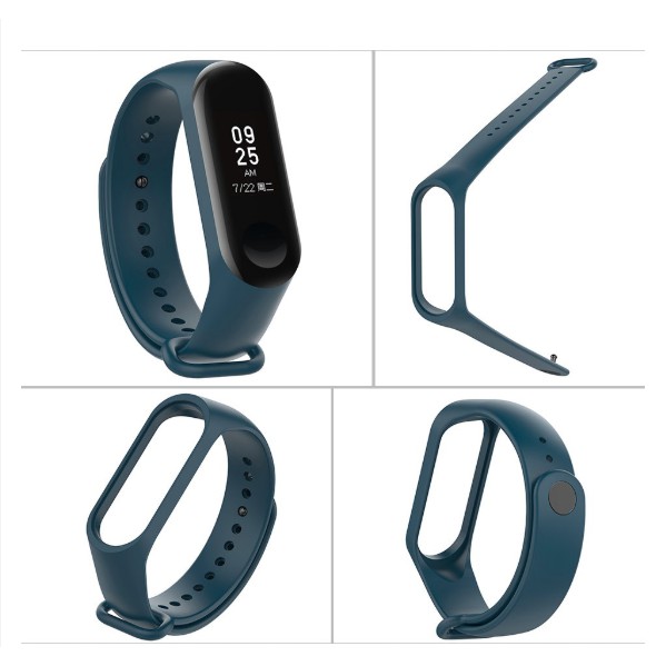 💖Dây Đeo Cao Su Thay Thế Cho Xiaomi Miband 3 Miband 4