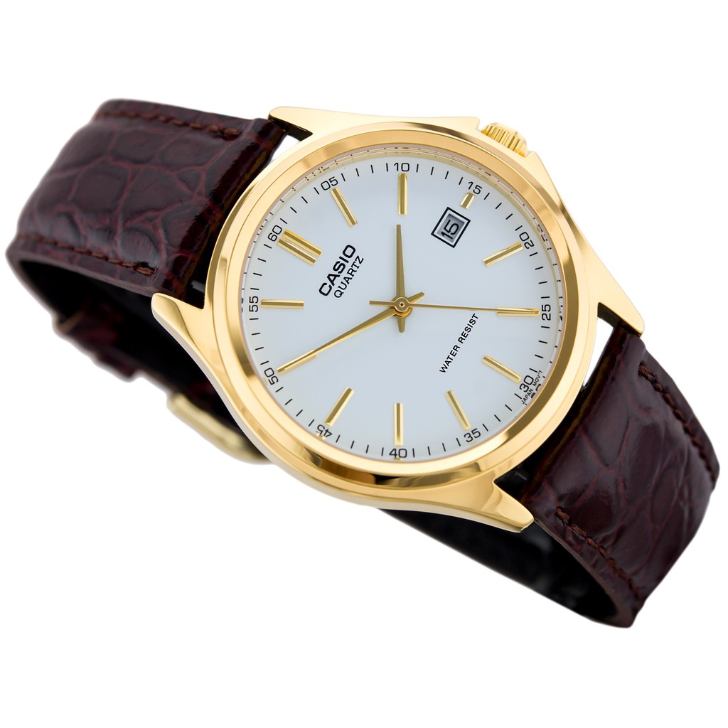 Đồng hồ nam dây da Casio chính hãng Anh Khuê MTP-1183Q-7ADF (38mm)
