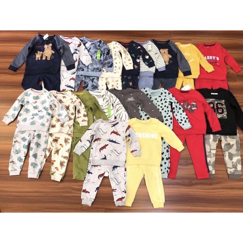 Bộ nỉ bông Prinmark dư xịn cho bé